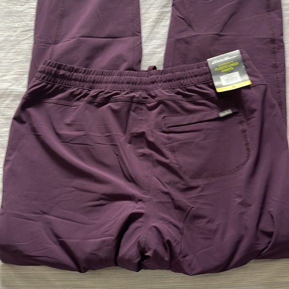 NWT Eddie Bauer Fleece Pant relaxed fit plaid lined detail Stretch fabric size 6 - Picture 6 of 10
